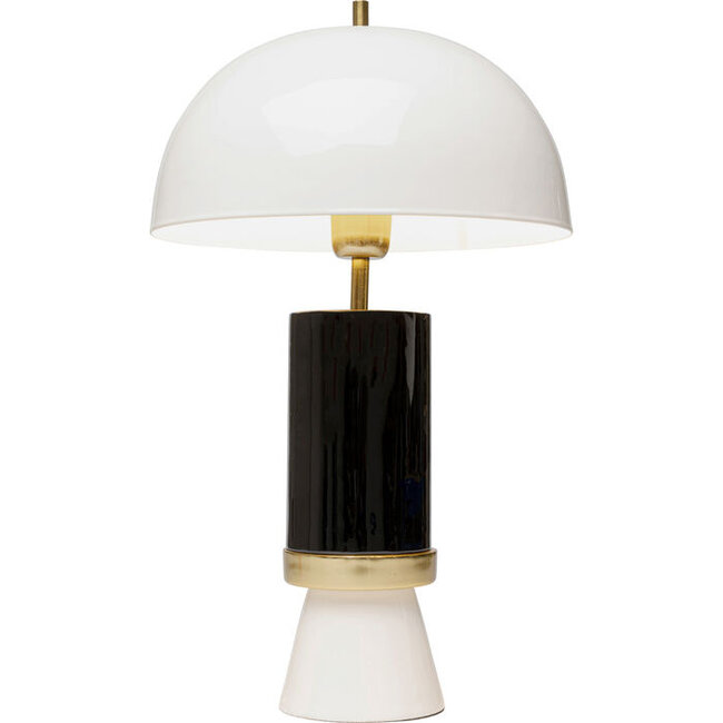 Kare Design - Table Lamp Josy - black/white - H 51 cm