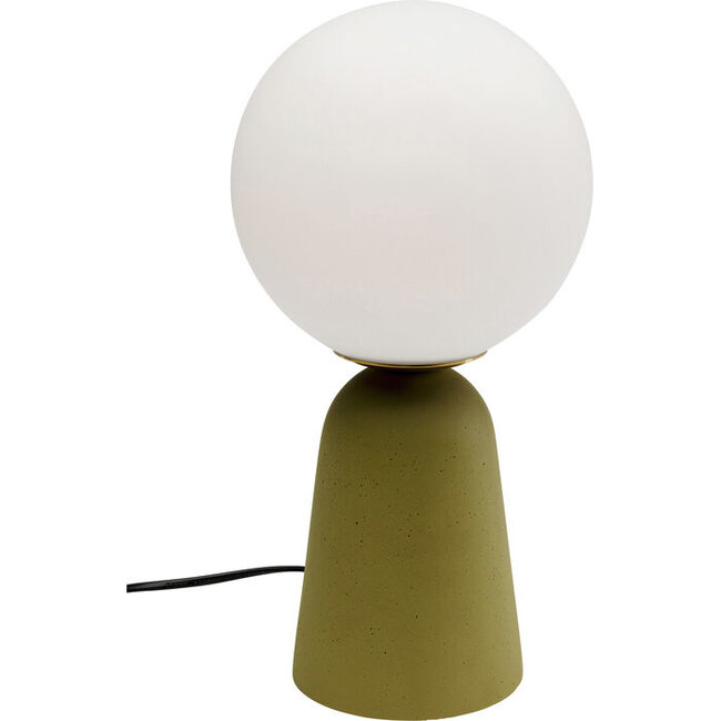 Kare Design - Table Lamp Bollie - green - H 31 cm