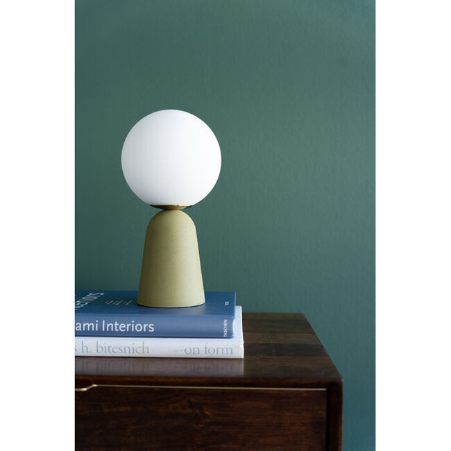 Kare Design - Lampe de Table Bollie - vert - H 31 cm