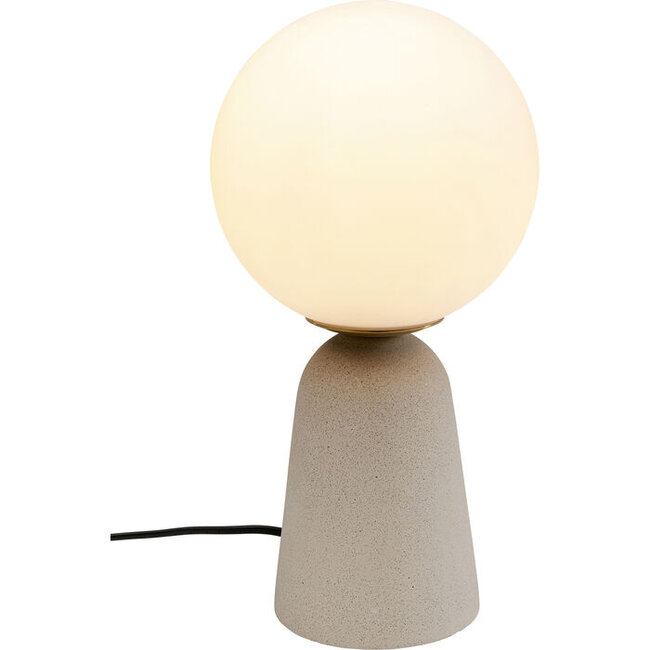 Kare Design - Tischlampe Bollie - beige - H 31 cm