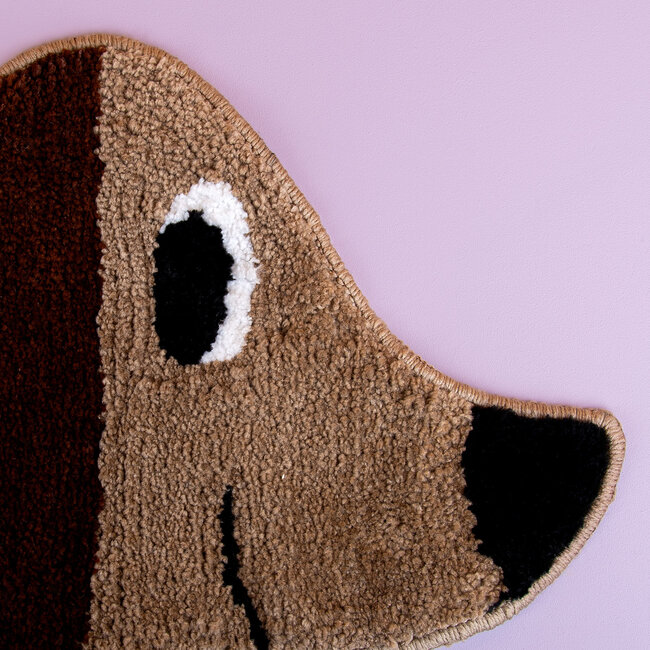 Bitten - Badematte Dackel Hund