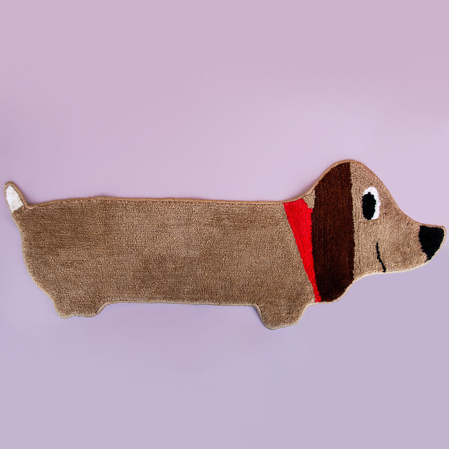 Bitten - Tapis de Bain Chien Teckel