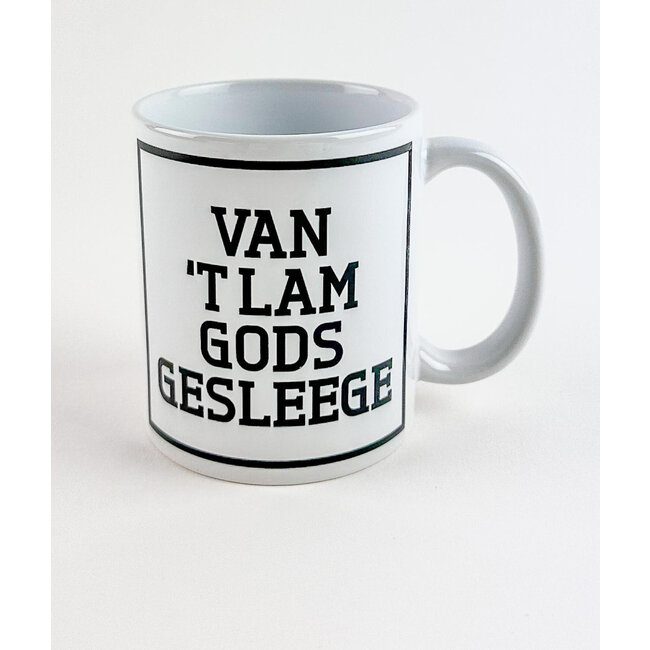 Urban Merch Mug Van 't Lam Gods Gesleege