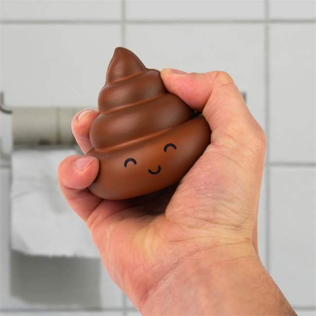 Gift Republic - Stress Speeltje Stress Poop - stressbal