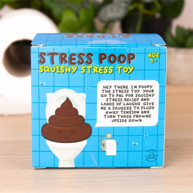 Gift Republic - Stress Speeltje Stress Poop - stressbal