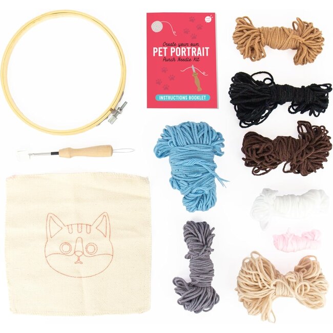 Gift Republic - Punch Needle Kit Pet Portrait - cat