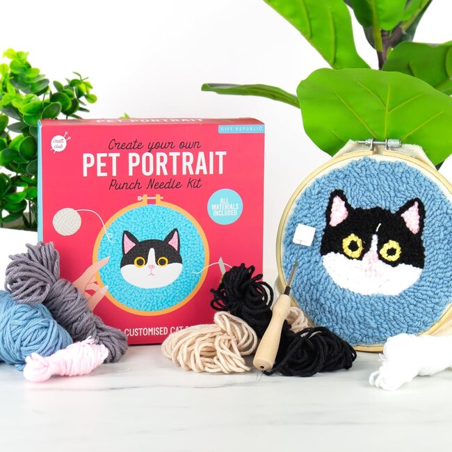 Gift Republic - Borduurset Pet Portrait - kat