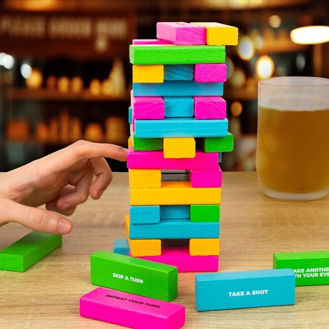 Gift Republic - Jeu à Boire Tipsy Topple Tower