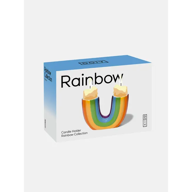 DOIY - Kaarsenhouder - Kandelaar Regenboog