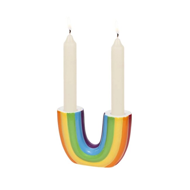 DOIY - Kaarsenhouder - Kandelaar Regenboog
