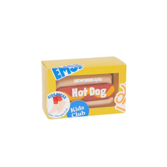 Eat My Socks Kindersokken Hot Dog