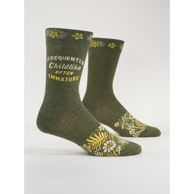 Blue Q Socken Frequently Childlike, Often Immature - Herren