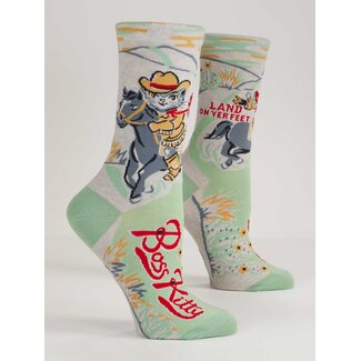 Blue Q Socken Boss Kitty - Damen