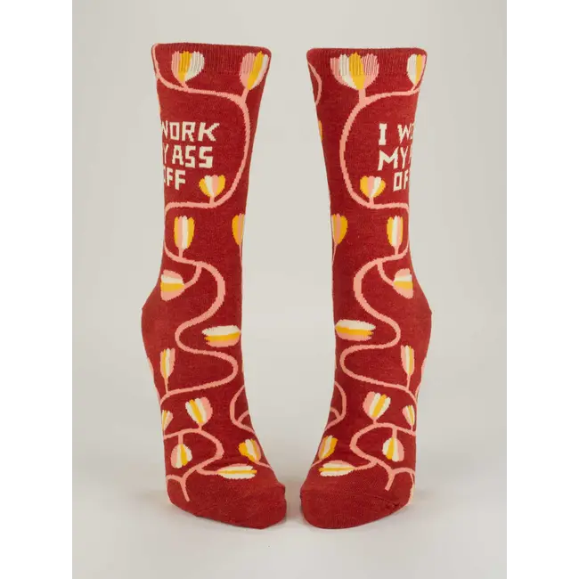 Blue Q - Socks I Work My Ass Off - size 36-41 (women)