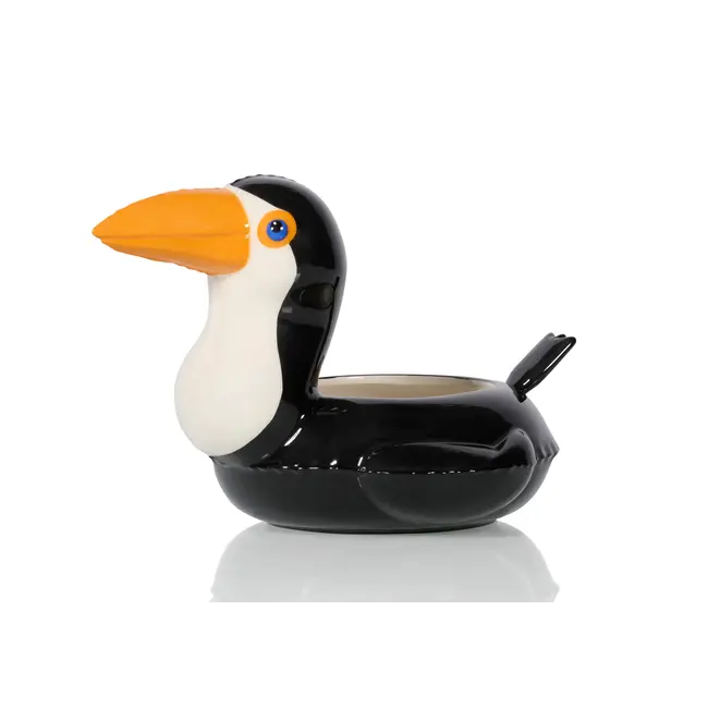 Bitten - Floaty Toucan Pot - bloempot - snackschaal