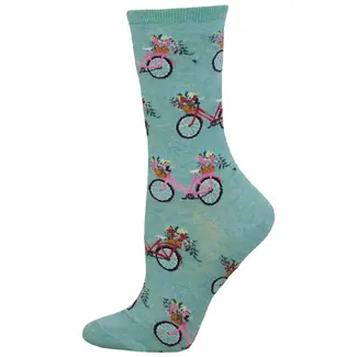 SockSmith Chaussettes Vélo à Fleurs - femmes