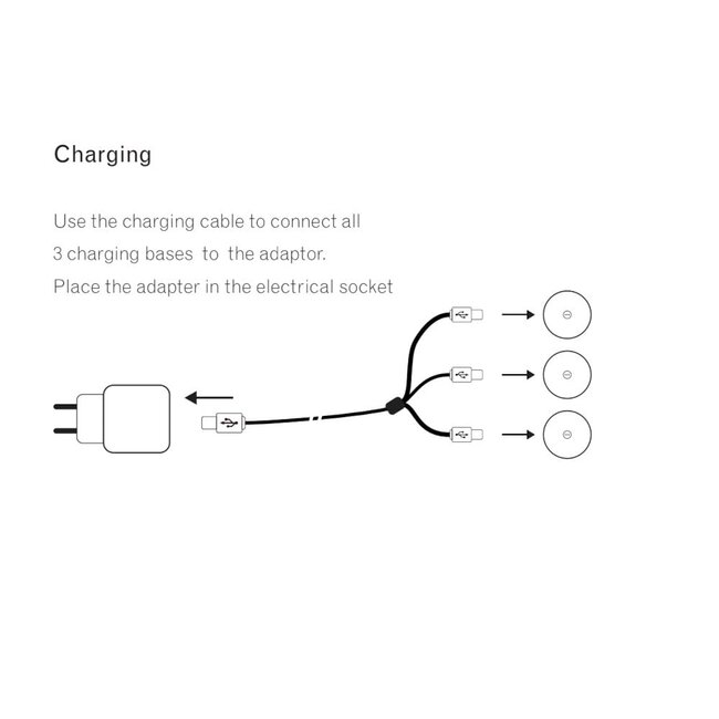 Atelier Pierre - Tischlampe Fondant Mini Mood Light - 3er-Set