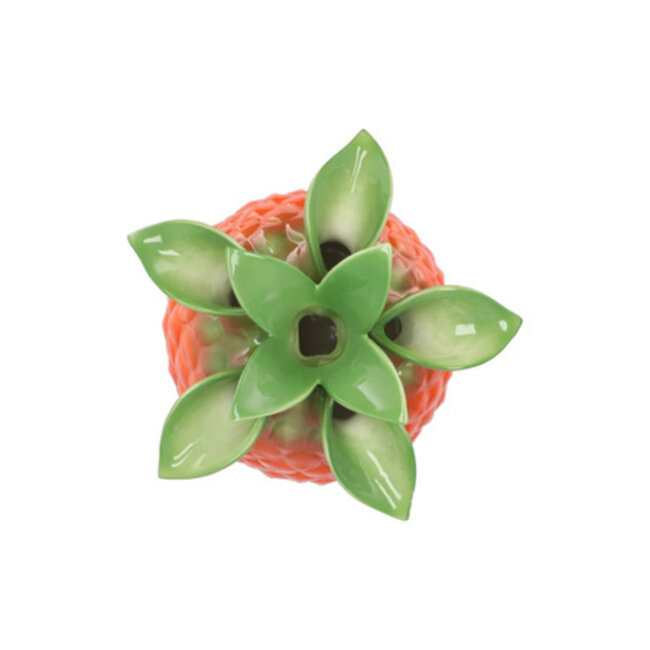 Werner Voß Werns - Vase Ananas - small - vert/orange