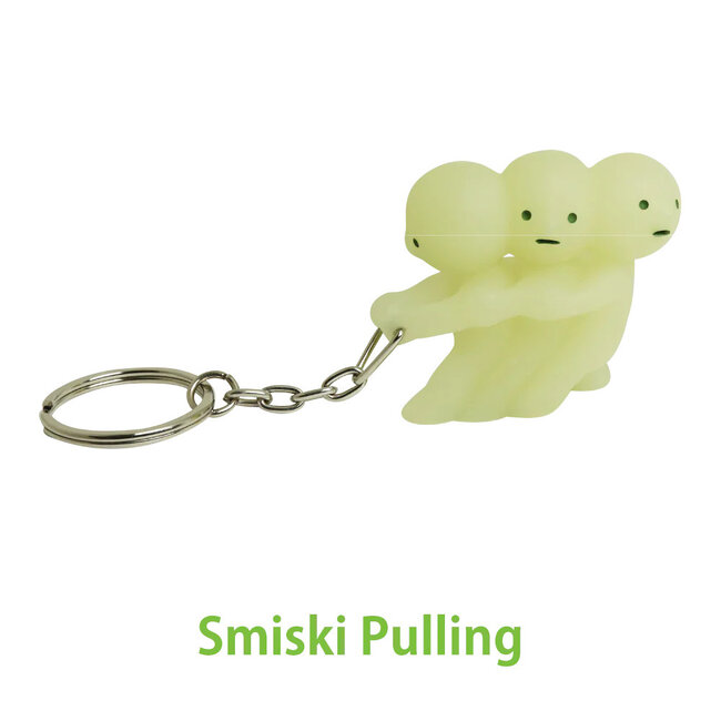 Porte-clés Smiski Pulling - glow in the dark