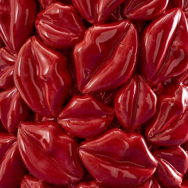 Werner Voß Werns - Vase Rote Lippen