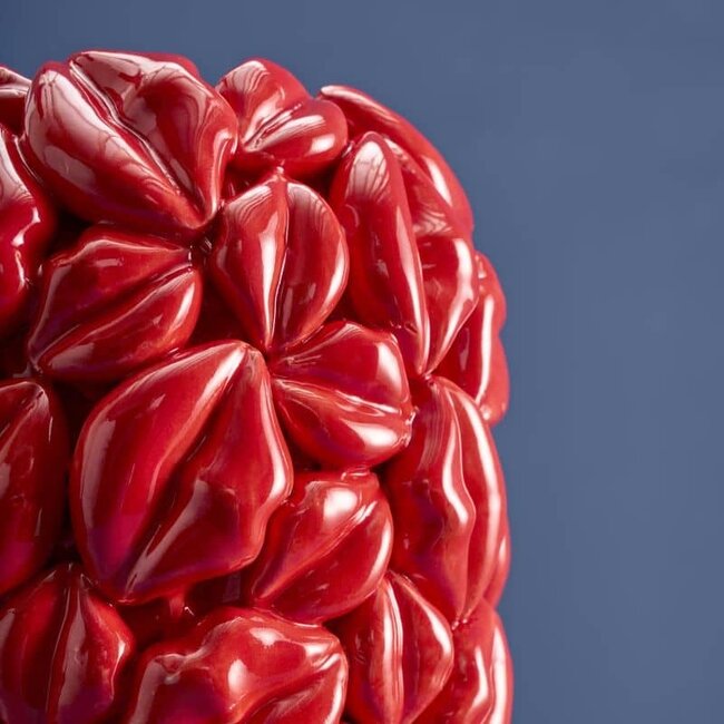 Werner Voß Werns - Vase Lèvres Rouges