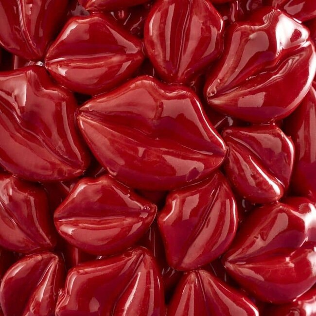 Werner Voß Werns - Vase Rote Lippen