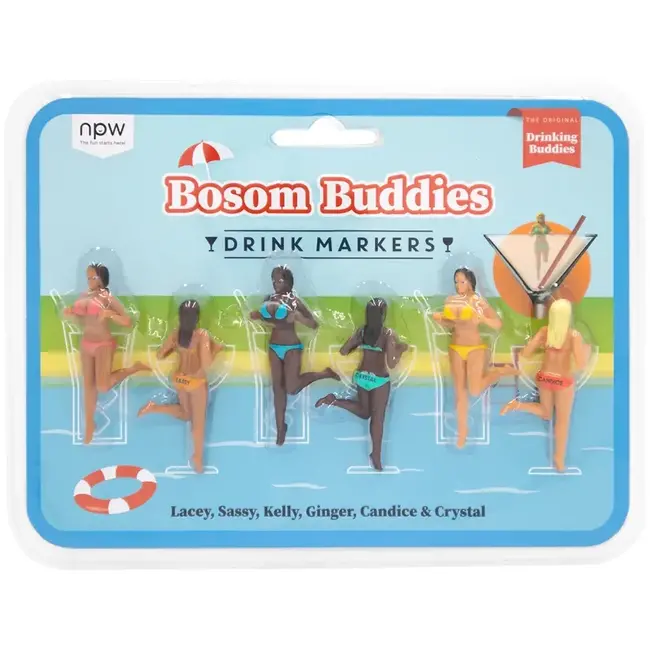 npw – Glasmarker Mädchen im Bikini - Bosom Buddies