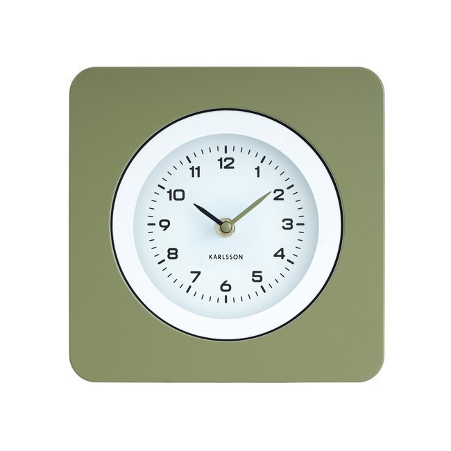 Karlsson Wandklok New Vintage - groen