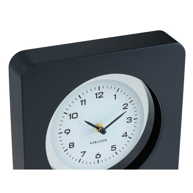 Karlsson - Wandklok New Vintage - zwart