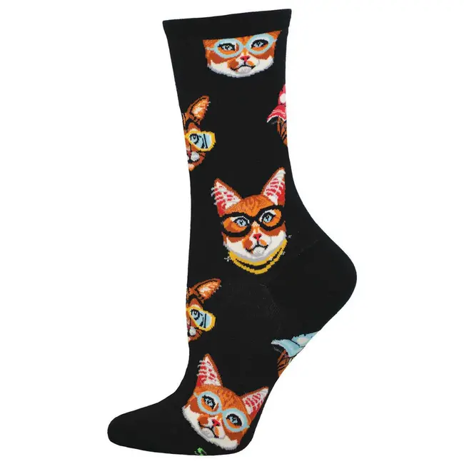 SockSmith - Chaussettes Cool Cat - taille 36-41 (femmes)
