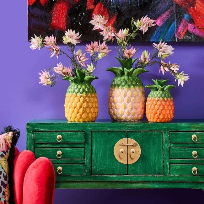 Werner Voß Werns - Vase Pineapple - small - green/orange