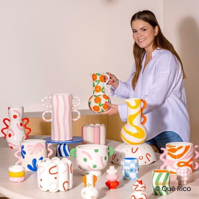 Que Rico - Schenkkan - Kruik Violeta - Nifty Naranjas