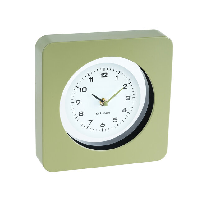 Karlsson - Wandklok New Vintage - groen