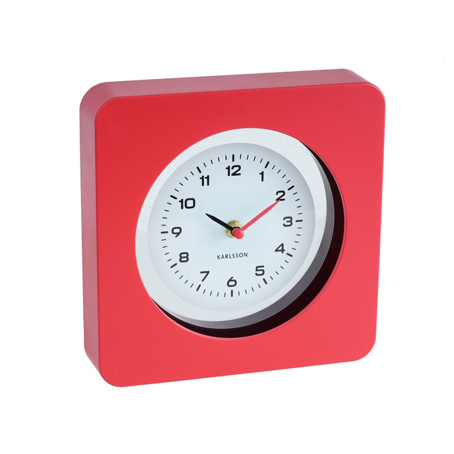 Karlsson - Wall Clock New Vintage - red