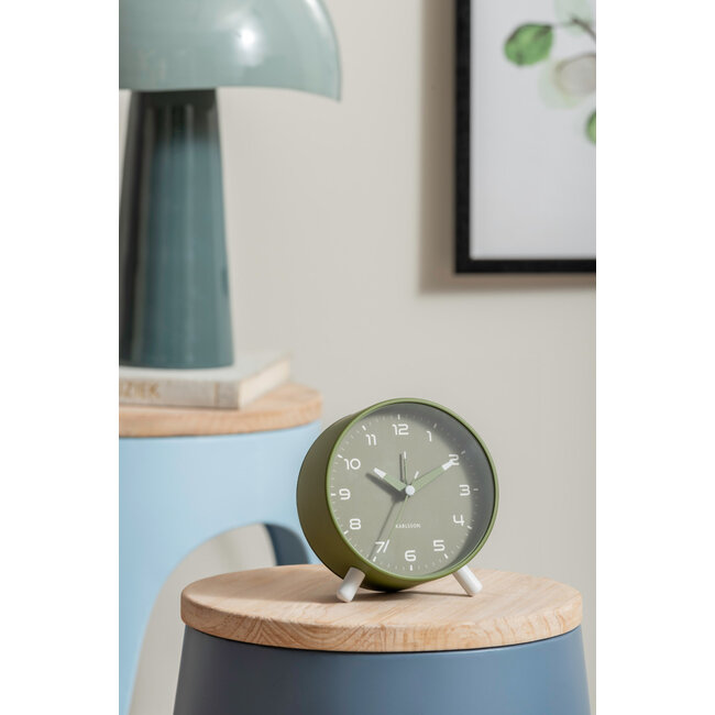 Karlsson - Alarm Clock Orgullo - army green