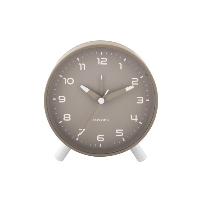 Karlsson Alarm Clock Orgullo - dark grey