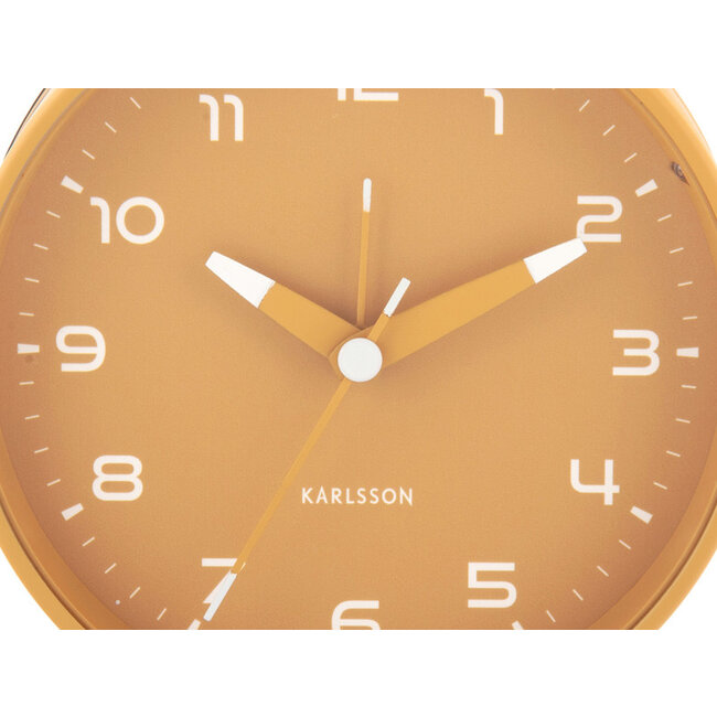 Karlsson - Alarm Clock Orgullo - ochre yellow