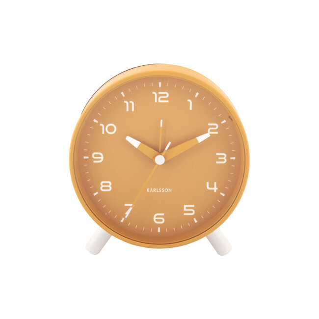 Karlsson Alarm Clock Orgullo - ochre yellow