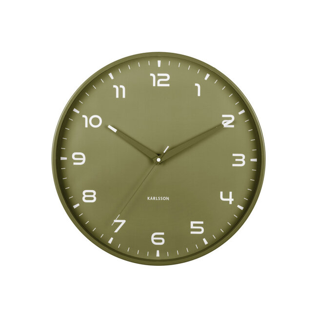 Karlsson - Wall Clock Orgullo - green