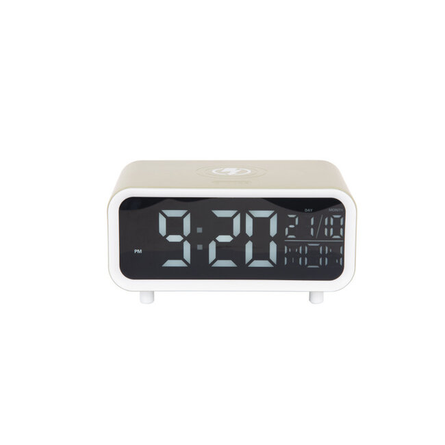 Karlsson - Alarm Clock Chunky with Phone Charger - green - LED