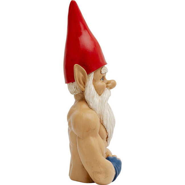Kare Design - Sculpture - Déco Figurine Gnome Musclé - H 32 cm
