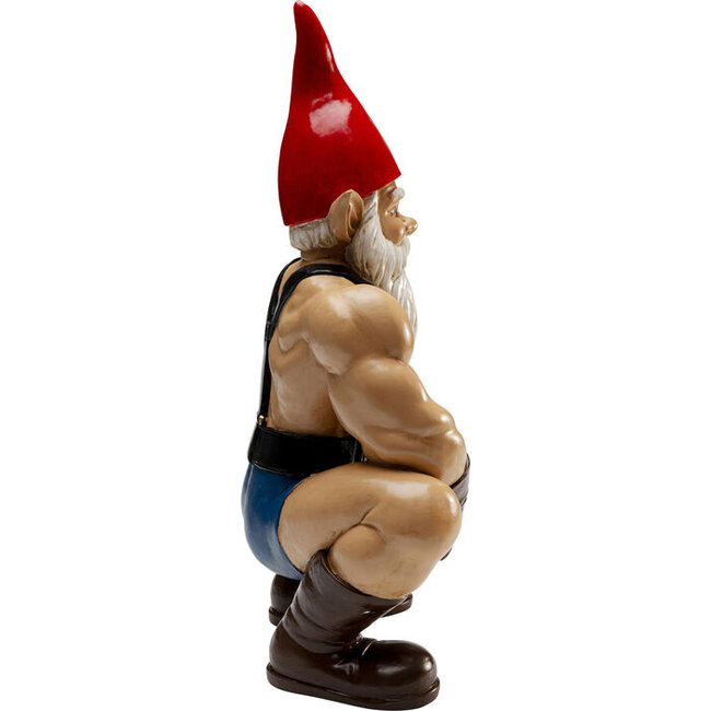Kare Design - Sculpture - Deco Figurine Muscle Gnome - H 48 cm - indoor use