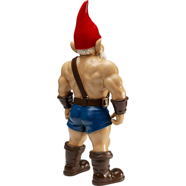 Kare Design - Sculpture - Déco Figurine Gnome Musclé - H 60 cm - usage intérieur