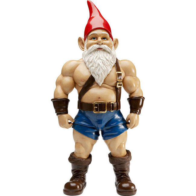 Kare Design - Sculpture - Déco Figurine Gnome Musclé - H 60 cm - usage intérieur