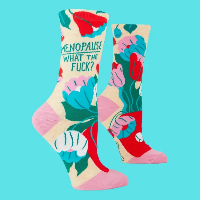Blue Q - Socks Menopause, What The Fuck - size 36-41 (women)