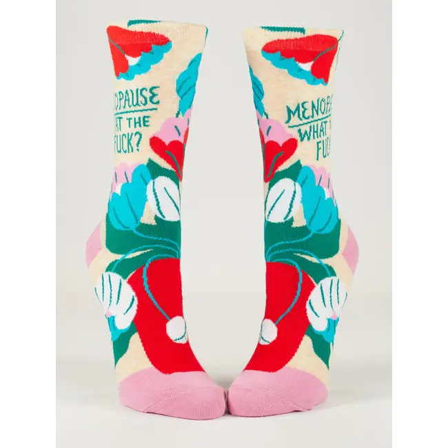 Blue Q - Socken Menopause, What The Fuck - Größe 36-41 (Damen)