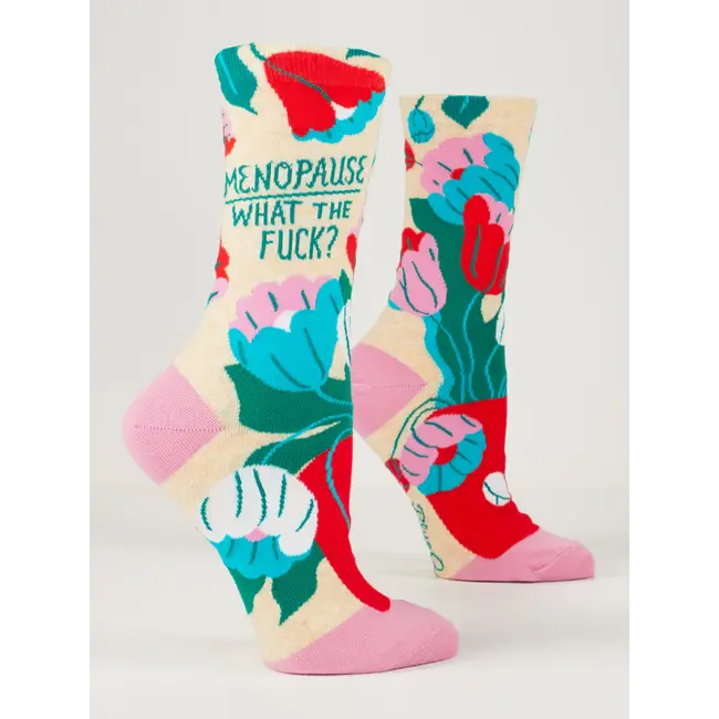 Blue Q - Socken Menopause, What The Fuck - Größe 36-41 (Damen)