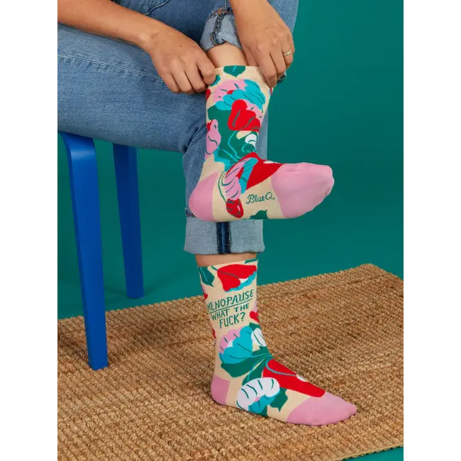 Blue Q - Socks Menopause, What The Fuck - size 36-41 (women)