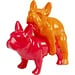 Kare Design Deco Figurine Love Dogs - red/orange