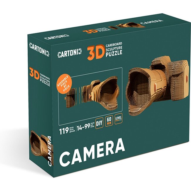 Cartonic - Puzzle Sculpture 3D  Appareil Photo